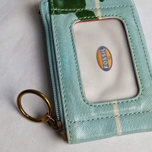 Fossil Womens Credit Card Holder and Key Chain Holder. - Picture 2 of 7